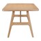 Homeroots 63" Natural Solid Wood Dining Table 623355 - alternate 7
