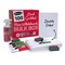 Show-Me Bulk Box of 100 x Lined/Gridded Double Sided 8" x 12" Lapboards, with Pens, Erasers, Cleaner, 100PK B/GLBX - alternate 1