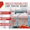 Mytee Products 2PK 4inx30ft Endless Ratchet Straps Zinc-Coated Blue Ratchet Strap 5,400 lbs WLL, 2PK RS430ENDL-Bx2 - alternate 8