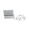 Global Door Controls 4.5 in. x 4.5 in. Prime Coat Spring Full Mortise Square Corner Door Hinge with Fixed Pin - Pack of 3 CPS4545-USP-3 - alternate 4