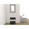 Homeroots 28" Black Wall mounted Accent Cabinet With Four Shelves And Six Drawers 546371 - alternate 5