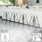 Leisuremod Cresco Acrylic Barstool - Modern ABS Plastic Counter Stool with Steel Legs & Footrest, 2PK CRBL-30CL2 - alternate 5