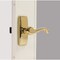 Larson Georgian Brass Lever Storm Door Latch CH3010701 - alternate 4