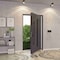 Vdomdoors Pivot Aluminum Door Axis 1130 Grey Entry Door W56xH96 Left Inswing AXIS1130PEXD-gre-W56xH96-LH-I - alternate 3