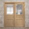 Sartodoors Sliding Closet Bypass Doors 48 x 80 inches, Ego 5011 Natural Oak, Rails Hardware Set, Wood Solid EGO5011DBD-SNA-48 - alternate 4