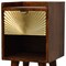 Homeroots 20" Brown Solid Wood One Drawer Nightstand 651578 - alternate 13