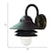 Homeroots Antique Bronze Three Tier Lamp Shade Outdoor Wall Light 398632 - alternate 5