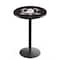 Holland Bar Stool Co 42" Blk Wrinkle Anaheim Ducks Pub Table, 36" dia. Top L214B4236AnaDks - alternate 1