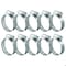 Grizzly Supply Hose Clamp, SAE 12, 304 Stainless Steel, 11/16 to 1-1/4 in Clamping Dia, 10PK #12S HC - alternate 1