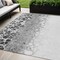 Homeroots 5' X 8' Gray Silver And Charcoal Abstract Washable Indoor Outdoor Area Rug 582519 - alternate 1