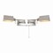Jonathan Y Arlo 54" 2-Light Farmhouse Industrial Double Swing Arm Iron LED Wall Sconce w/Pull-Chain USB Chargin JYL6016B - alternate 13