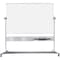 Mastervision Dry Erase Board, Steel, 80 in, 76 in, Aluminum Frame, White, Matte QR5507 - alternate 1