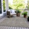 Homeroots 5' X 8' Taupe And Beige Geometric Washable Indoor Outdoor Area Rug 596214 - alternate 6