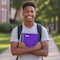 C-Line Products 8-1/2" x 10-1/2" Purple Wide Ruled 1-Subject Spiral Notebook, 1/EA, 24EA/CT 22039-CT - alternate 3