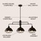 Jonathan Y Levi 40.5" 3-Light Industrial Farmhouse Iron Linear LED Pendant, Oil Rubbed Bronze JYL1119A - alternate 4