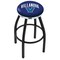 Holland Bar Stool Co 36" Blk Wrinkle Villanova Swivel Bar Stool, Chrome Ring L8B2C36Vilnva - alternate 1