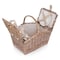Picnic Time Family Of Brands Piccadilly Picnic Basket, Natural Canvas 202-19-187-000-0 - alternate 6