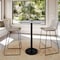 Flash Furniture 30" x 24" Tabletop, Seamless Surface Technology, Gray Faux Concrete, 18" Round Black Bar Height Base ST-REC2430-CMGY-TR18B-GG - alternate 8