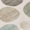 Homeroots 8' Ivory Fern Green And Teal Blue Round Geometric Washable Indoor Outdoor Area Rug 630575 - alternate 2