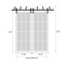 Sartodoors Sliding Closet Barn Bypass Doors with Hardware Planum 1010 Black 56x80 Solid Core Modern Interior PLANUM1010BBB-BLK-56 - alternate 4