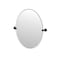 Gatco Glam 26.5" Frameless Oval Mirror, Matte Black 4639MX - alternate 1