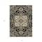 Homeroots 8' X 10' Black Gray And Ivory Oriental Washable Indoor Outdoor Area Rug 600141 - alternate 7