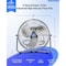 Iliving Super Turbo High Velocity Floor Fan, 20 in Blade Dia, 120V ILG8F21 - alternate 6