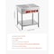 Vevor 6 x 1/3 Pans Commercial Food Warmer Electric Steam Table with Undershelf SKT1/3*6 - alternate 6