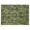 Homeroots 2' X 3' Olive Green and Dark Green Oriental Washable Non Skid Indoor Outdoor Area Rug 563772 - alternate 6