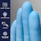 Safety Zone Nitrile Powder Free 4 mil Exam Gloves - Blue, Sm - Case of 1000 GL-N135FS - alternate 4