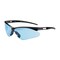 Bouton Optical Semi-Rimless Safety Glasses with Black Frame, Light Blue Lens and Anti-Scratch Coating 250-AN-10113 - alternate 1