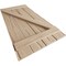 Ekena Millwork Rustic Four Board Spaced Board-n-Batten Riverwood Faux Wood Shutters w/Z-Board, 23 1/2W x 64H, PR SHUBSZ23X64RWPR - alternate 11