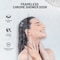Anzzi 60in Reversible Frameless Sliding Deco-Glass Shower Door w/ Soft-Close System and Chrome Finish SD-AZ20-02CH - alternate 10