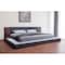 Homeroots Brown and Gray Wood Upholstered King Bed Frame 486208 - alternate 5