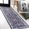 Jonathan Y Kemer All-Over Persian Non-Slip Machine-Washable Black/Blue 2 ft. x 8 ft. Runner Rug WSH104D-28 - alternate 1