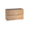 Homeroots 32" Oak Wood Freestanding Bathroom Vanity With White Sink And Two Drawers 627469 - alternate 1