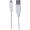Manhattan - Strategic 3.3 FT USB 2.0 CBL AM-MICRO BM WHT 323987 - alternate 4