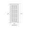 Sartodoors Interior Door 42 x 80 inches, BASIC 9233 White, Single Regular Panel Frame Handle, Bathroom Bedro BASIC9233ID-SKIN-42 - alternate 4