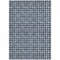 Homeroots 3' X 5' Navy Blue And Ivory Geometric Washable Indoor Outdoor Area Rug 583276 - alternate 8