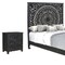 Homeroots Three Piece Black Solid Wood Bedroom Set 643650 - alternate 7