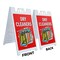 Signmission Dry Cleaners, A-Frame & 2 Decals Installed, Heavy-Duty Plastic Frame SBHD-D-2436-Dry Cleaners - alternate 5