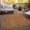 Homeroots 10' X 14' Copper And Ivory Geometric Washable Indoor Outdoor Area Rug 614070 - alternate 7