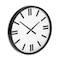 Homeroots 24" Round Large Modern Wall Clock With White Face And Non-Numarical Number 376248 - alternate 4