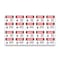Signmission OSHA Danger Sign, 5" Height, Forklift Traffic Be Alert Bilingual, DS-D-35-VG-1265-10PK OS-DS-D-35-VG-1265-10PK - alternate 1