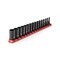 Tekton 1/4 Inch Drive Semi-Deep 12-Point Impact Socket Set with Rail, 16-Piece (4 - 17 mm) SID90110 - alternate 1