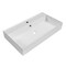 Whitehaus Collection 32 in Rectangular Wall Mount Basin with Single Faucet Drilling and Overflow B-AG81-1H - alternate 1