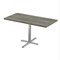 Correll Rectangle Cafe Table, 42 in W, 30 in L, 29 in H, Particleboard Top, New England Driftwood SCT3042-52-98-52 - alternate 1