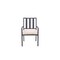 Homeroots Set of Two Dark Gray Aluminum Outdoor Stacking Dining Chairs with Beige Cushion, 2PK 489552 - alternate 7