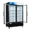 Koolmore 53 in. Commercial Merchandiser Refrigerator w/ Two Swinging Glass Doors, 45 cu. ft. and LED Lights MDR-2GD-45C - alternate 9