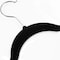 Nahanco 17 1/4in Black Slimline Velvet Suit Hanger w/ Notches, 100PK HSL17PB - alternate 2